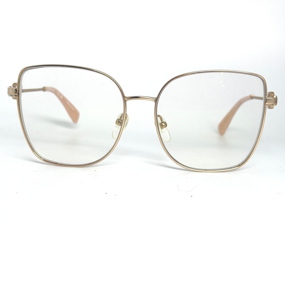 Longchamp‎ LO177S 773 Gold Pink Square Butterfly Eyeglasses Frames 58-17-140